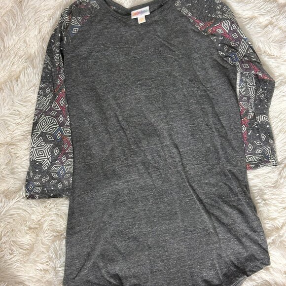 LuLaRoe Randy Baseball Tees - set of 5 - 3/4 sleeve EUC XXS - Picture 7 of 7